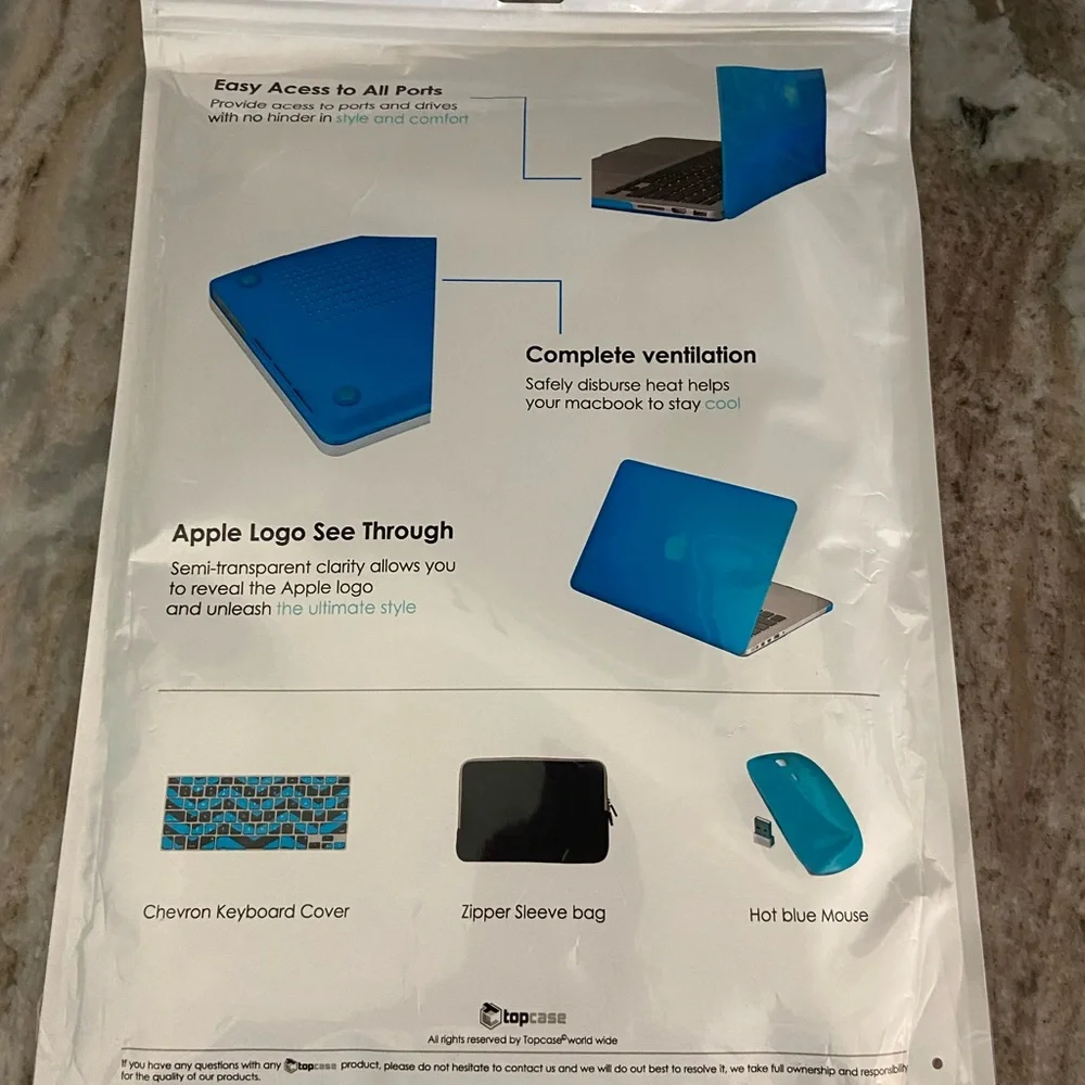 MacBook Pro Case with Ventilation and Logo Visibility